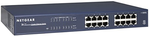 NETGEAR 16-Port Gigabit Ethernet Unmanaged Switch (JGS516) - Desktop/Rackmount, and ProSAFE Limited Lifetime Protection