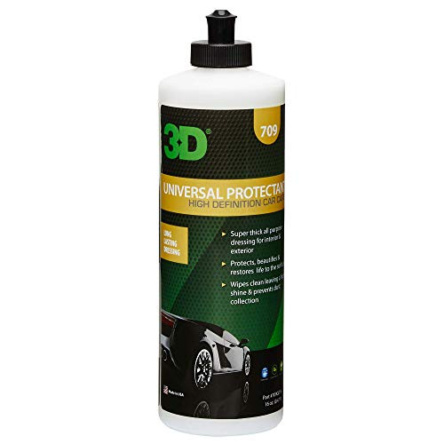 3D Universal Protectant Tire Dressing - 16 oz. | Long Lasting, High Shine, Wipe On Tire Gloss | Non-Greasy Water Based Protectant | Made in USA | All Natural | No Harmful Chemicals