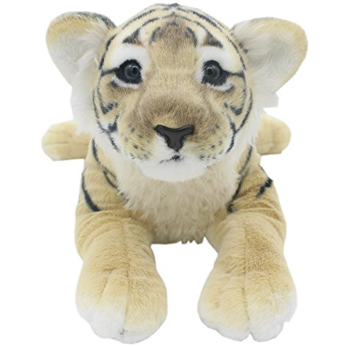 TAGLN The Jungle Animals Stuffed Plush Toys Tiger Leopard Panther Lioness Pillows (Brown Tiger, 19 Inch) TAGLN The Jungle Animals Stuffed Plush Toys Tiger Leopard Panther Lioness Pillows (Brown Tiger, 19 Inch)