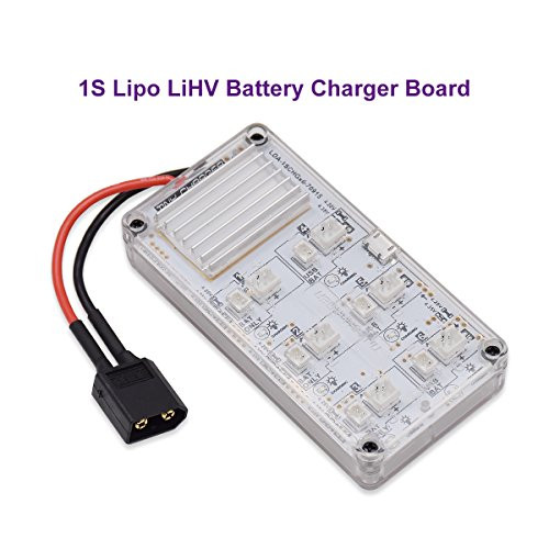 1S Lipo LiHV Battery Charger Board Charging Plate for Tiny Whoop Blade Inductrix JST 2.0 Micro JST 1.25 1S Lipo LiHV Battery Charger Board Charging Plate for Tiny Whoop Blade Inductrix JST 2.0 Micro JST 1.25