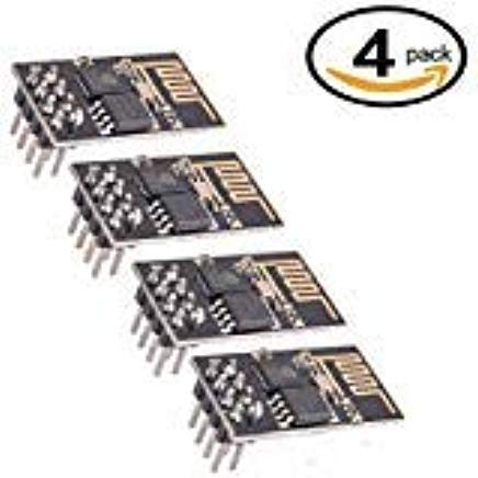 4Pcs ESP8266 Serial Wifi Module ESP-01 Updated Wireless Transceiver Board 3.3V for Arduino
