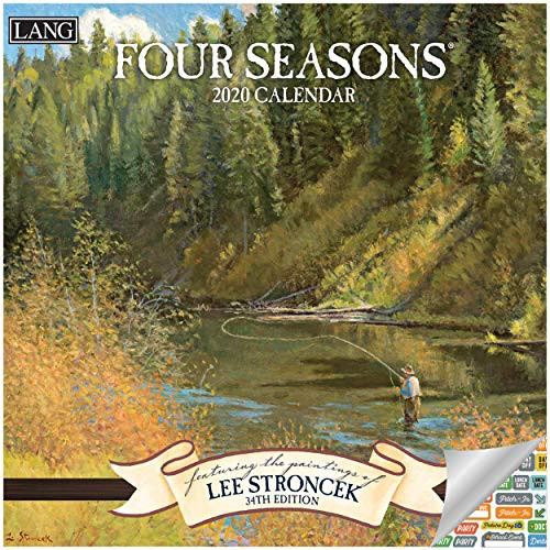 Lang Four Seasons Calendar 2020 Four Seasons Wall Calendar Bundle with Over 100 Calendar Stickers