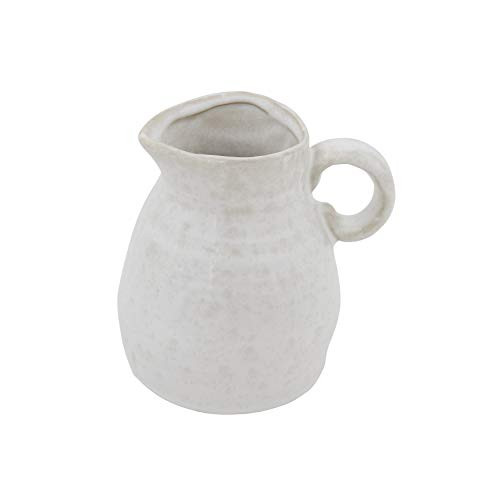 Bloomingville Creative Co-Op Stoneware Pitcher with White Glaze 24-Serving Pieces