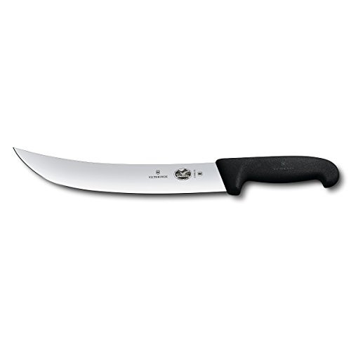 Victorinox Swiss Army Cutlery Fibrox Pro Curved Cimeter Knife, 10-Inch