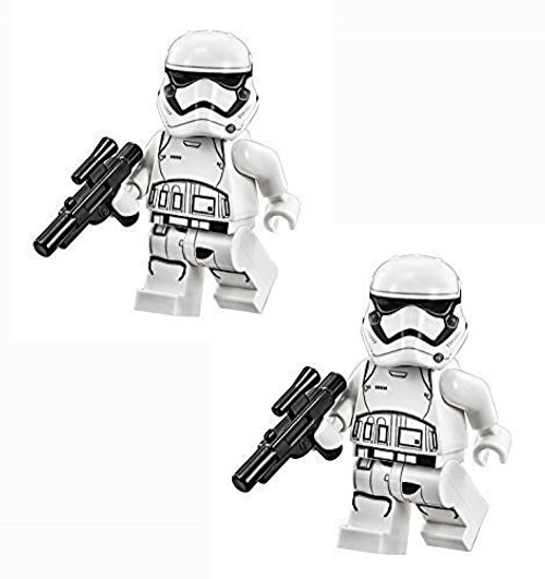 LEGO Star Wars The Force Awakens Minifigure - Pack of 2 First Order Stormtrooper with Blaster Guns LEGO Star Wars The Force Awakens Minifigure - Pack of 2 First Order Stormtrooper with Blaster Guns