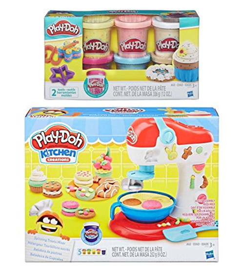 Play-Doh Kitchen Creations Spinning Treats Mixer + Play-Doh Confetti Compound Bundle Play-Doh Kitchen Creations Spinning Treats Mixer + Play-Doh Confetti Compound Bundle