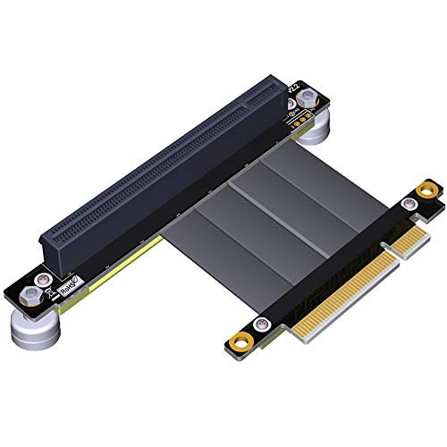 Mustpoint PCI-e PCI Express 16X to 4X Extension Cable with Magnetic Base