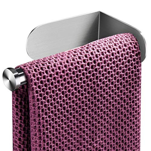 YIGII Towel Holder/Towel Ring Self Adhesive Hand Towel Bar for Bathroom and Kitchen, SUS 304 Stainless Steel