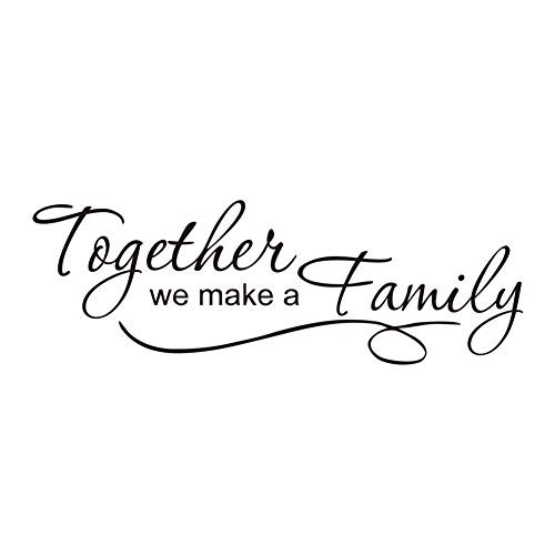 Kililaya Family Quotes Wall Decals Living Room Vinyl Words Lettering Home Wall Sayings Art Sticker (DW1837)