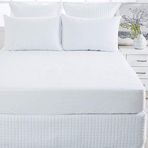 Elaine Karen Premium Zippered Mattress Protector - Waterproof Mattress Encasement, Bed Bug Mattress Cover, Dust Mite, Hypoallergenic Protector, Vinyl Bed Cover Queen Size Elaine Karen Premium Zippered Mattress Protector - Waterproof Mattress Encasement, Bed Bug Mattress Cover, Dust Mite, Hypoallergenic Protector, Vinyl Bed Cover Queen Size