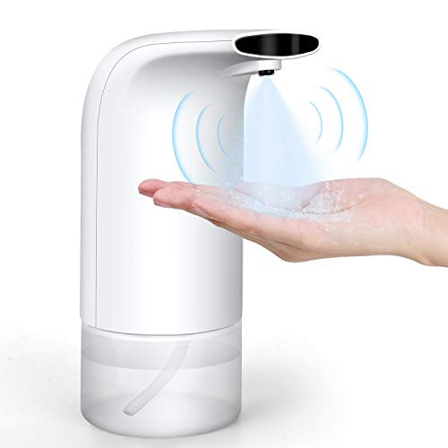 Jersa Automatic Alcohol Dispenser,Infrared Automatic Induction Sprayer,White 300ML Waterproof soap Dispenser Spray,Touchless Sensor Hand Washer Suitable for Home Hotel School Restaurant