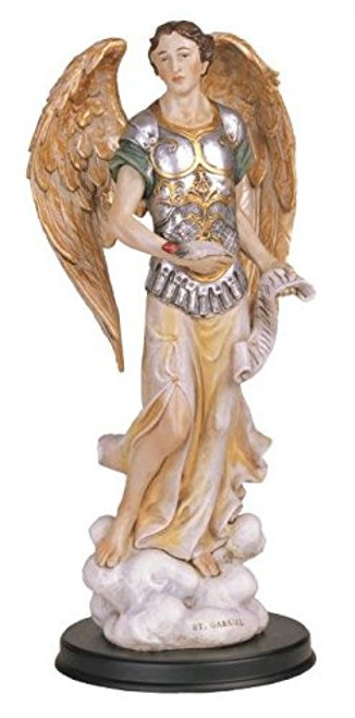 StealStreet SS-G-212.54 Archangel Gabriel Holy Figurine Religious Decor, 12" StealStreet SS-G-212.54 Archangel Gabriel Holy Figurine Religious Decor, 12"