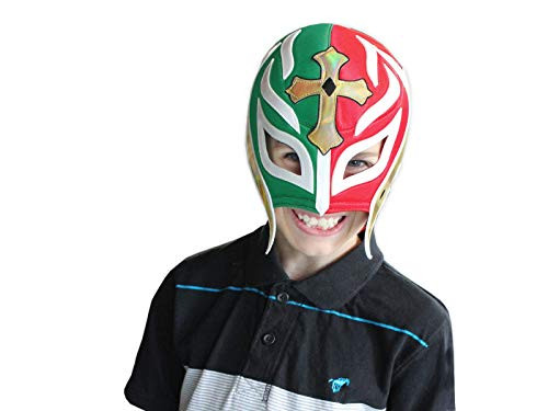 REY MISTERIO Youth Lucha Libre Wrestling Mask (Kids- Fit) 8 to 11 y/o Kids Wrestling Mask - Luchador Mask Kids by Make It Count