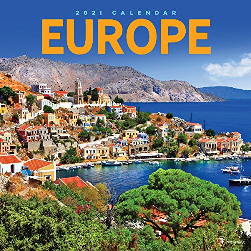 2021 Europe 12"x12" Wall Calendar