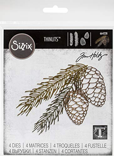 Tim Holtz - Sizzix SIZZIX THINLITS Dies BRNCH, Pine Branch