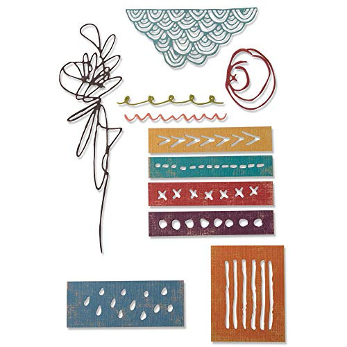 Sizzix Thinlits Die, Multicolor