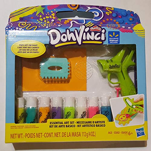 Play-Doh DohVinci Essential Art Set 8 Color Tubes Included (Walmart Exclusive)