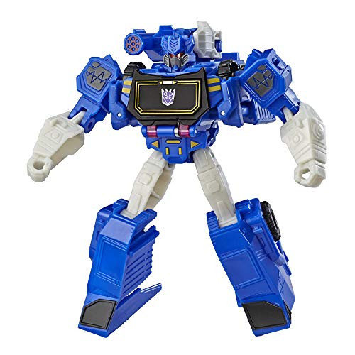 Transformers Cyberverse Action Attackers: Warrior Class Soundwave Action Figure Toy