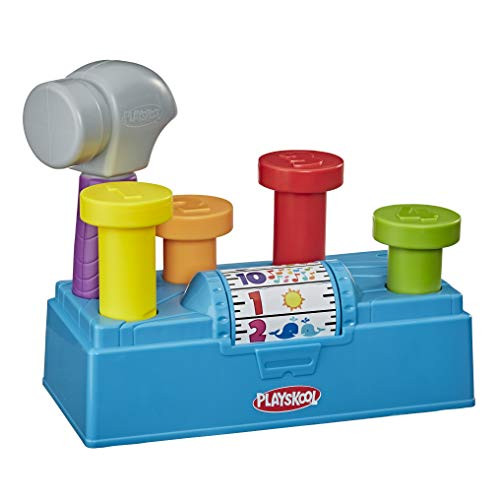 Playskool Tap 'n Spin Tool Bench Activity Toy Toolbox with Hammer for Toddlers 12 Months and Up (Amazon Exclusive)