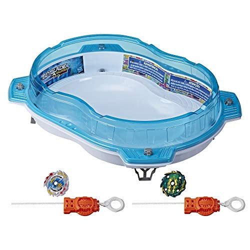 BEYBLADE Burst Rise Hypersphere Vertical Drop Battle Set -- Complete Set with Beystadium, 2 Battling Top Toys and 2 Launchers, Ages 8 and Up