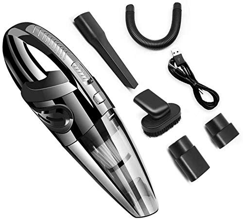 DJW car Vacuum Cleaner, Wireless car Dry and Wet Vacuum Cleaner Home Handheld Vacuum Cleaner