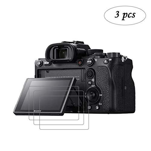 Screen Protector, Tempered Glass Screen Protector Compatible for Sony Alpha A7R IV,ILCE-7RM4 Tempered Glass (3 Pack)