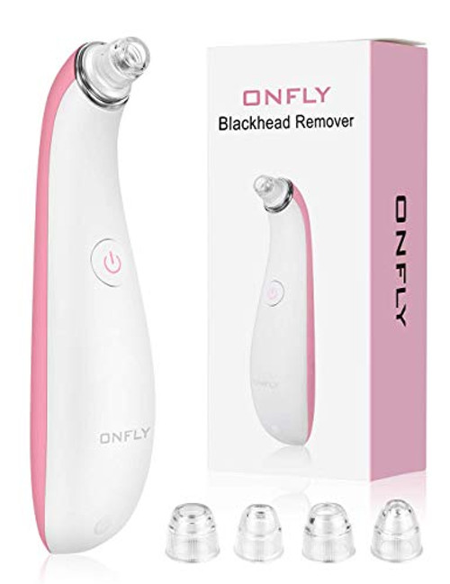 Blackhead Remover Pore Vacuum, Onfly Blackhead Vacuum Comedone Extractor Pore Cleanser USB Rechargeable Blackhead Suction Remover