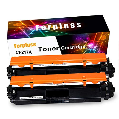 Ferpluss Compatible Toner Cartridge Replacement for HP 17A CF217A(Include 2pk)