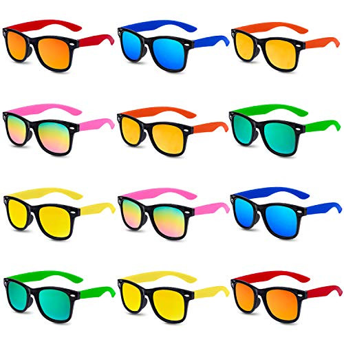 Giftinthebox Kids Sunglasses Bulk, 12 Pack Sunglasses Kids Party Favor, Boys and Girls, Pool Toys, Summer Toys, Party Toys, Goody Bag Stuffers, Gift for Birthday Party Supplies