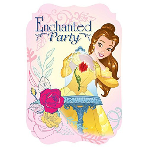 Beauty and the Beast 'Dream Big' Invitations w/ Envelopes (8ct)