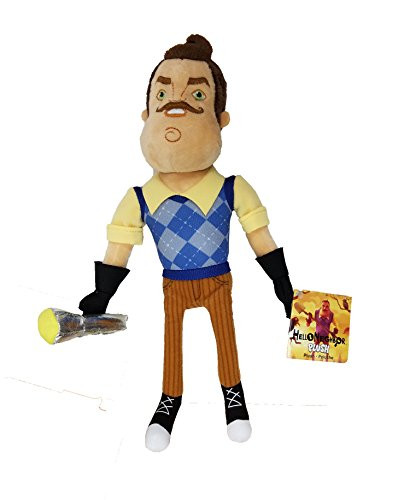 U.C.C. Distributing Hello Neighbor 10" Plush Toy - Flashlight Neighbor with Tag