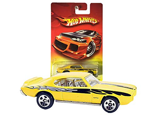 Hot Wheels 2006 Motown Metal 5/5 1969 Pontiac GTO Judge, Yellow with Black