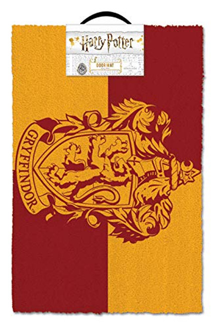 HARRY POTTER - Door/Floor Mat (Size: 24" x 16") (Doormat) (Gryffindor Crest) HARRY POTTER - Door/Floor Mat (Size: 24" x 16") (Doormat) (Gryffindor Crest)