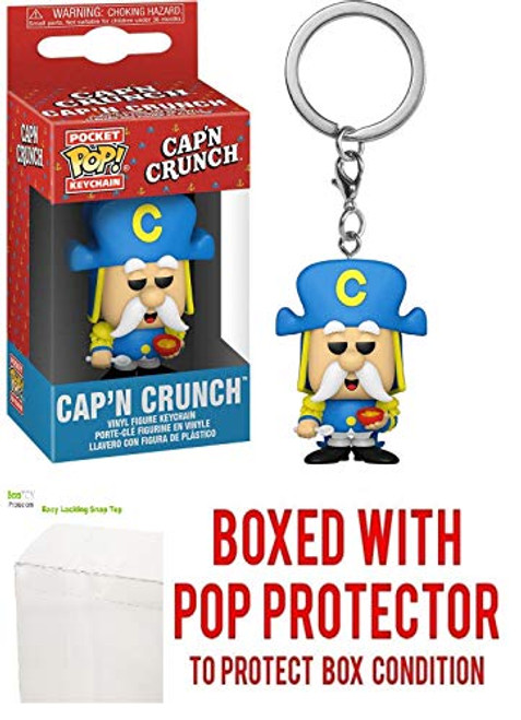 POCKET POP Cap'n Crunch Ad Icons Captain Crunch Collectible Mini-Figural Keychain (Bundled with Pop Box Protector Case) POCKET POP Cap'n Crunch Ad Icons Captain Crunch Collectible Mini-Figural Keychain (Bundled with Pop Box Protector Case)