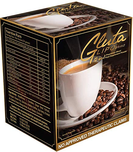 10-Sachets GlutaLipo Coffee 12-in-1