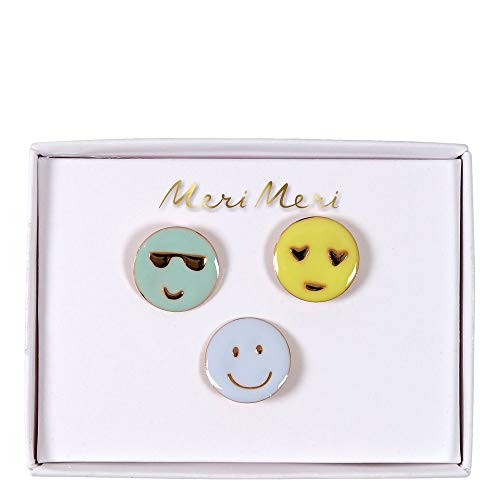 Meri Meri Emoji Enamel Pins