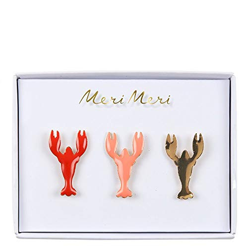 Meri Meri Lobster Enamel Pins