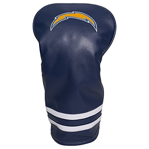 Team Golf NFL San Diego Chargers Vintage Driver Golf Club Headcover, Form Fitting Design, Retro Design & Superb Embroidery
