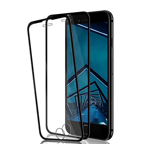 iPhone SE 2020/8/7/6S/6 Screen Protector By BIGFACE, [2 Pack] HD Clarity Full Coverage Premium Tempered Glass, Case Friendly, 9H Hardness, 3D Touch Accuracy Anti-Bubble Film for iPhone SE 2nd/8/7/6S/6