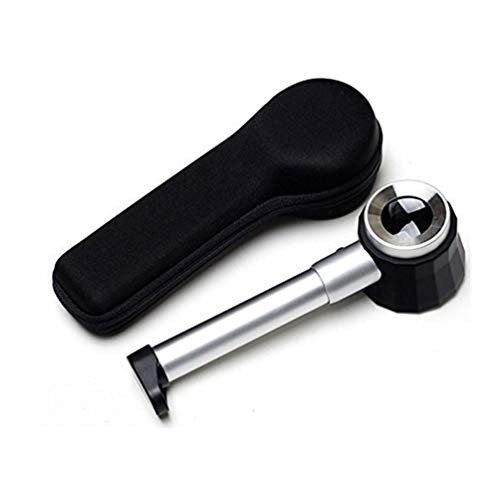 Handheld 10X Magnifier Loupe LED Optical Glass Magnifying Glass with Light Scale Magnifying Jeweler Jewelry Loupes with Measure Scale Handheld 10X Magnifier Loupe LED Optical Glass Magnifying Glass with Light Scale Magnifying Jeweler Jewelry Loupes with Measure Scale