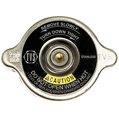 Pneumax Radiator Cap 16 PSI Stainless Steel, Replacement for Stant10230, TVS 9976155, Cap 230, MotoradT16