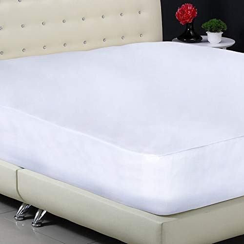 Queen Size Luxury Waterproof Mattress Protector - Breathable Cotton Terry Surface Mattress Cover - Queen Mattress Cover - 12" Noiseless Vinyl Free Bed Cover, Premium Fitted, Cooling Cotton Terry Cover Queen Size Luxury Waterproof Mattress Protector - Breathable Cotton Terry Surface Mattress Cover - Queen Mattress Cover - 12" Noiseless Vinyl Free Bed Cover, Premium Fitted, Cooling Cotton Terry Cover