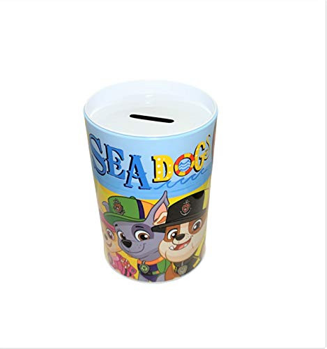 The Tin Box Company Coin Bank for Kids Paw Patrol Coin Bank Sea Dogs Coin Bank Great for Kids
