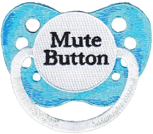 Application Babies Pacifier Mute Button Patch