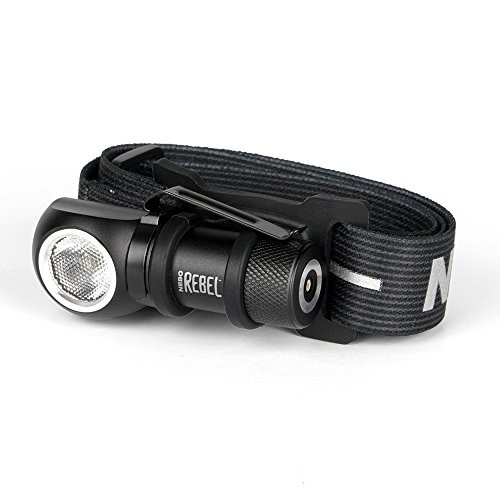NEBO REBEL Tactical Head Lamp: Small enough to fit in the palm of your hand, this powerful Rechargeable Head Light rebels against its size with its impressive 600 lumen output and 4 Working Modes