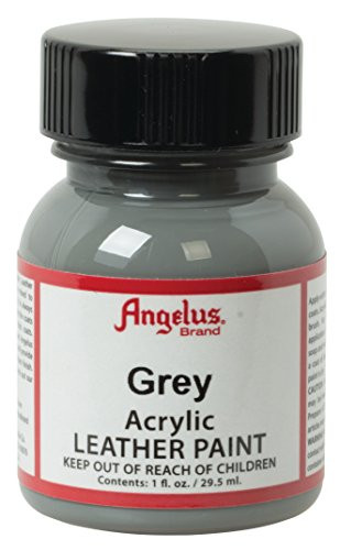 Angelus Acrylic Leather Paint, Grey, 1 oz.
