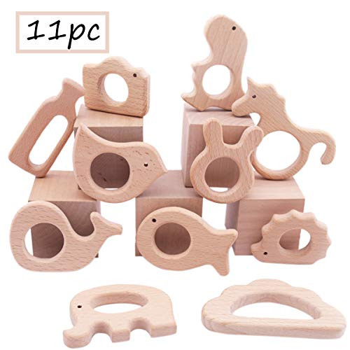 Promise Babe Nature Wood Teething Toys 11pc Bird Elephant Wooden Teether Montessori Toys Wood Teether Rings Organic Infant Teether Handmade Pendant Set Shower Gift Promise Babe Nature Wood Teething Toys 11pc Bird Elephant Wooden Teether Montessori Toys Wood Teether Rings Organic Infant Teether Handmade Pendant Set Shower Gift
