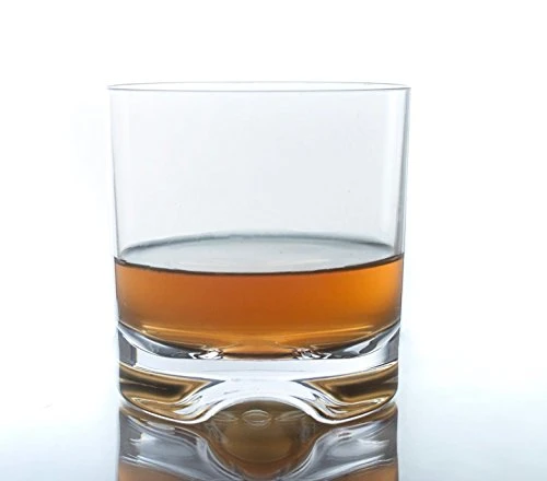 Poolside Unbreakable Tritan Plastic Cocktail Glasses ~ For Whiskey, Rocks or Double Old Fashioned ~ Elegant Reusable Glassware ~ Sophisticated Shatterproof Dishwasher Safe ~ Indoor/Outdoor Barware