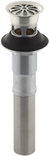 KOHLER K-7129-A-SN Lavatory Grid Drain with Overflow, Vibrant Polished Nickel