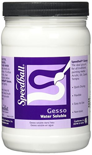 Speedball 32-Ounce Gesso, Quart
